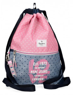 GYM SAC C/CREM. PJL NONI DENIM
